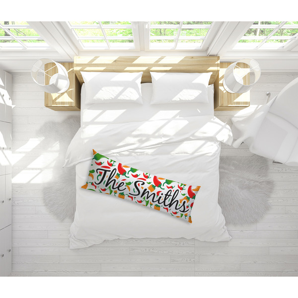 Colored Peppers Body Pillow - LIFESTYLE