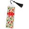 Colored Peppers Bookmark with tassel - Flat