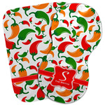 Colored Peppers Burp Cloth (Personalized)