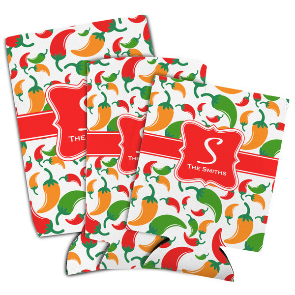 Colored Peppers Can Coolers - PARENT/MAIN