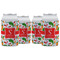 Colored Peppers Can Cooler (12 oz) - Set of 4 w/ Name and Initial