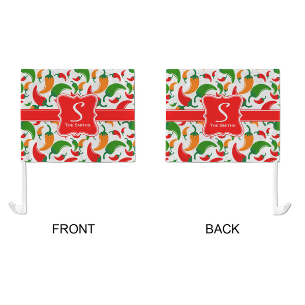 Colored Peppers Car Flag - Large - APPROVAL