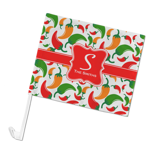 Custom Colored Peppers Car Flag (Personalized)