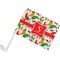 Colored Peppers Car Flag - Small w/ Name and Initial