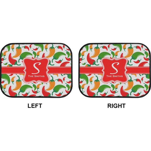Colored Peppers Car Floor Mats (Back Seat) (Approval)