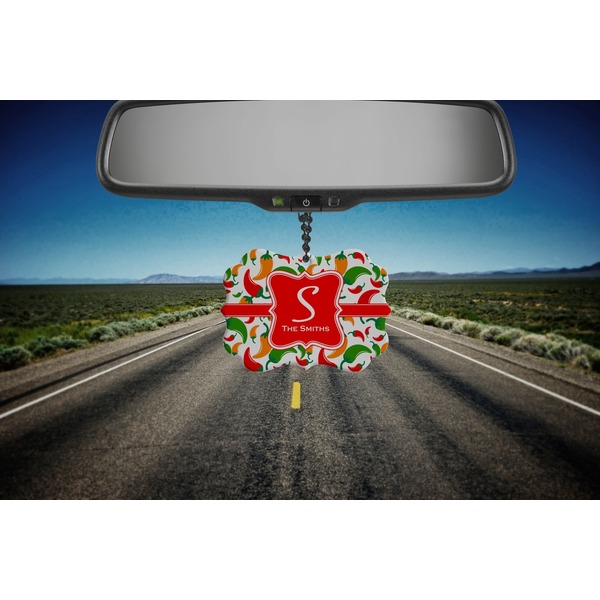 Colored Peppers Car Ornament (Road)