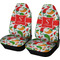 Colored Peppers Car Seat Covers