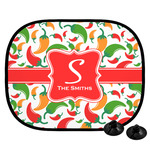 Colored Peppers Car Side Window Sun Shade (Personalized)