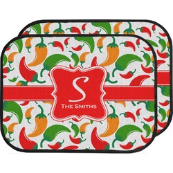 Colored Peppers Car Floor Mats (Back Seat) (Personalized)