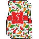Colored Peppers Car Floor Mats (Front Seat) (Personalized)