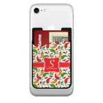 Colored Peppers 2-in-1 Cell Phone Credit Card Holder & Screen Cleaner (Personalized)