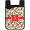 Colored Peppers Cell Phone Credit Card Holder