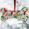 Colored Peppers Ceramic Dog Ornaments - Parent
