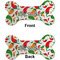 Colored Peppers Ceramic Flat Ornament - Bone Front & Back (APPROVAL)