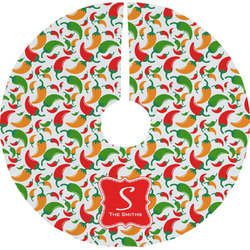 Colored Peppers Tree Skirt (Personalized)