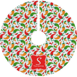 Colored Peppers Tree Skirt (Personalized)