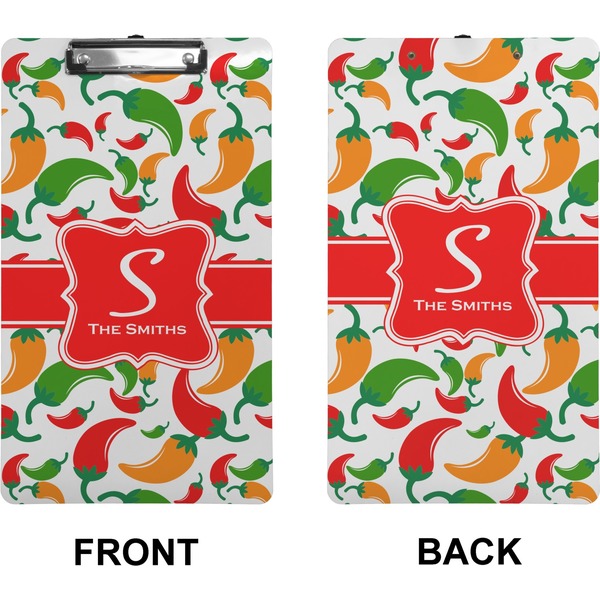 Colored Peppers Clipboard (Legal) (Front + Back)