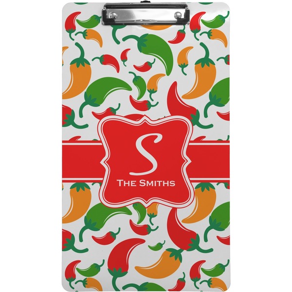 Custom Colored Peppers Clipboard (Legal Size) (Personalized)