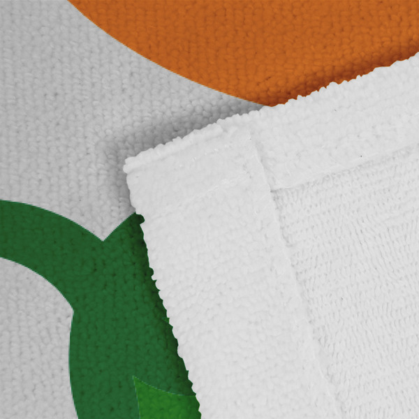 Colored Peppers Close up of Fabric