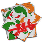 Colored Peppers Cloth Napkins (Set of 4) (Personalized)