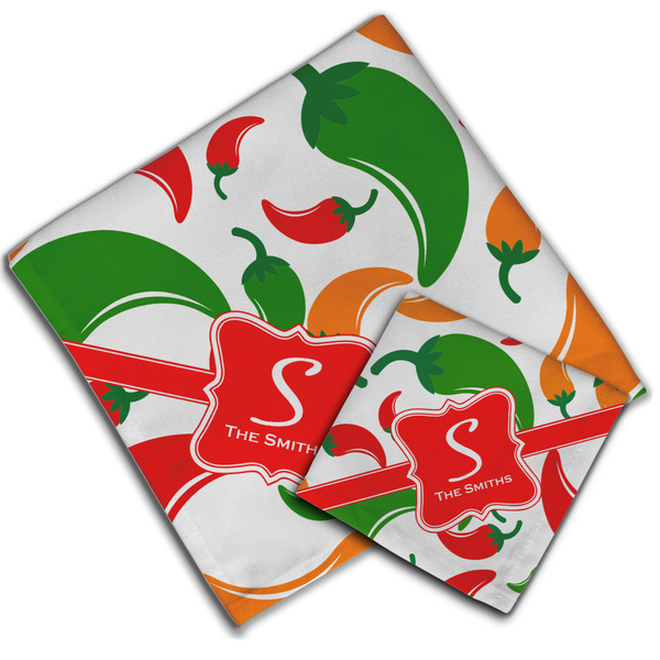 Colored Peppers Cloth Napkins - Personalized Lunch & Dinner (PARENT MAIN)