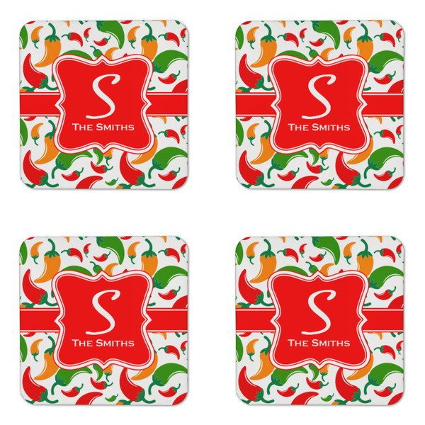 Colored Peppers Coaster Set - APPROVAL