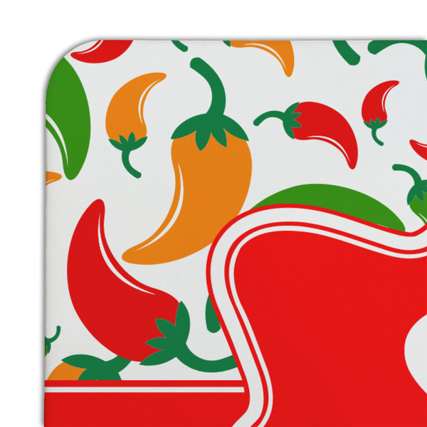 Colored Peppers Coaster Set - DETAIL