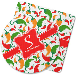 Colored Peppers Rubber Backed Coaster (Personalized)