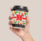 Colored Peppers Coffee Cup Sleeve - LIFESTYLE
