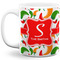 Colored Peppers 11 Oz Coffee Mug - White (Personalized)