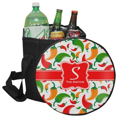 Colored Peppers Collapsible Cooler & Seat (Personalized)
