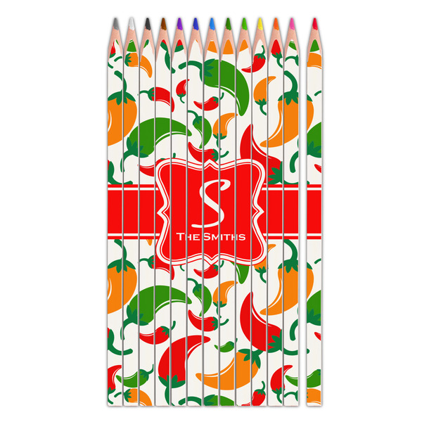 Custom Colored Peppers Colored Pencils (Personalized)