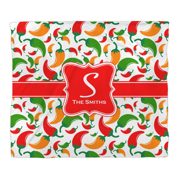 Colored Peppers Comforter - King - Front