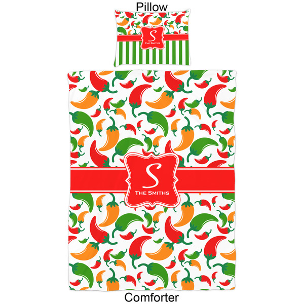 Colored Peppers Comforter Set - Twin - Approval