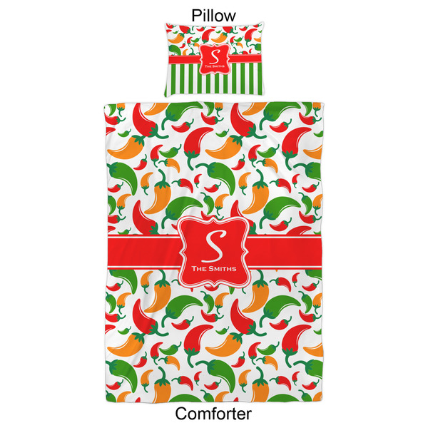 Colored Peppers Comforter Set - Twin XL - Approval