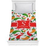 Colored Peppers Comforter - Twin XL (Personalized)