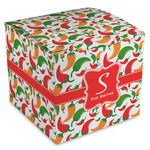 Colored Peppers Cube Favor Gift Boxes (Personalized)