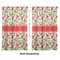 Colored Peppers Curtain 112x80 - Lined