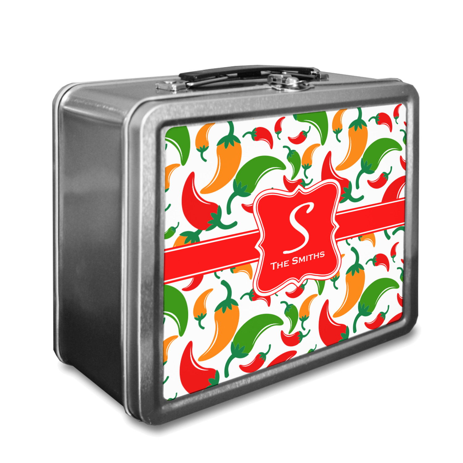 Colored Peppers Lunch Box (Personalized) YouCustomizeIt