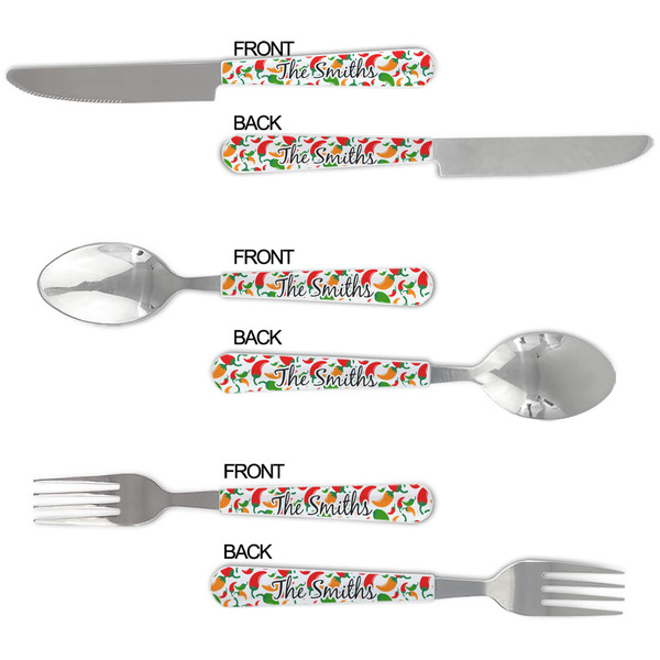 Colored Peppers Cutlery Set - APPROVAL