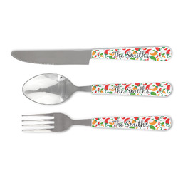 Colored Peppers Cutlery Set (Personalized)