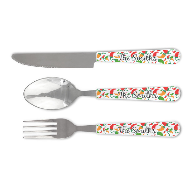 Custom Colored Peppers Cutlery Set (Personalized)