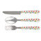 Colored Peppers Cutlery Set - FRONT