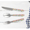 Colored Peppers Cutlery Set - w/ PLATE