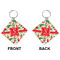 Colored Peppers Diamond Keychain (Front + Back)