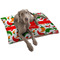 Colored Peppers Dog Bed - Large LIFESTYLE