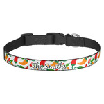 Colored Peppers Dog Collar (Personalized)