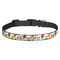 Colored Peppers Dog Collar - Medium - Front