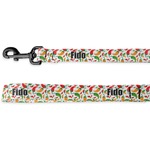 Colored Peppers Deluxe Dog Leash (Personalized)