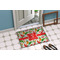 Colored Peppers Door Mat Lifestyle
